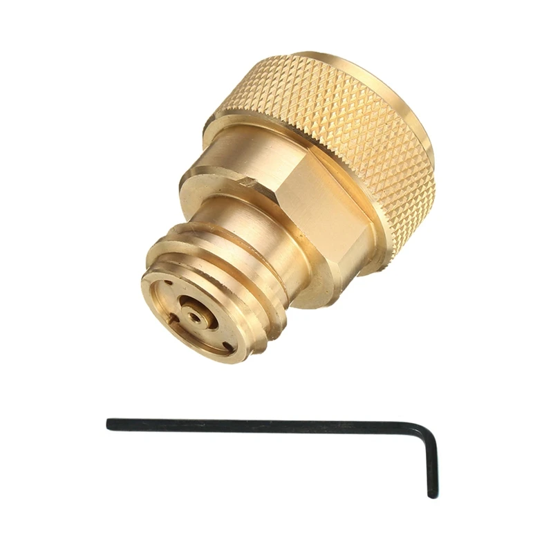 Co2 Tank Paintball Canister Refill Adapter C02 Conversion-Polished