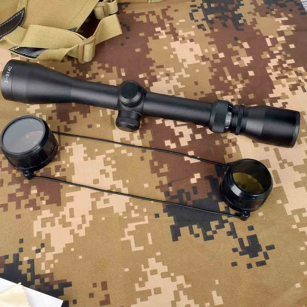 3-9X40 охотничий Воздушный прицел для винтовки провод дальномер Сетка арбалет или Mil точка Сетка прицел тактический оптические прицелы