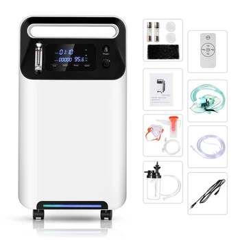 

1-5L/min Oxygen Concentrator for Sleep Home Air Purifier Portable Mini Oxygen Generator Machine CarUse Health Monitor No Battery