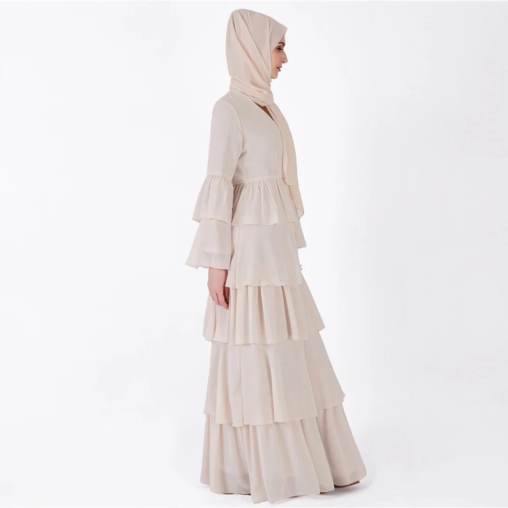 As picture Мусульманское женское платье турецкое abaya Макси кимоно Открытое платье из Дубая женские мусульманские платья Рамадан Кафтан Исламская одежда SL1136 - Цвет: As picture