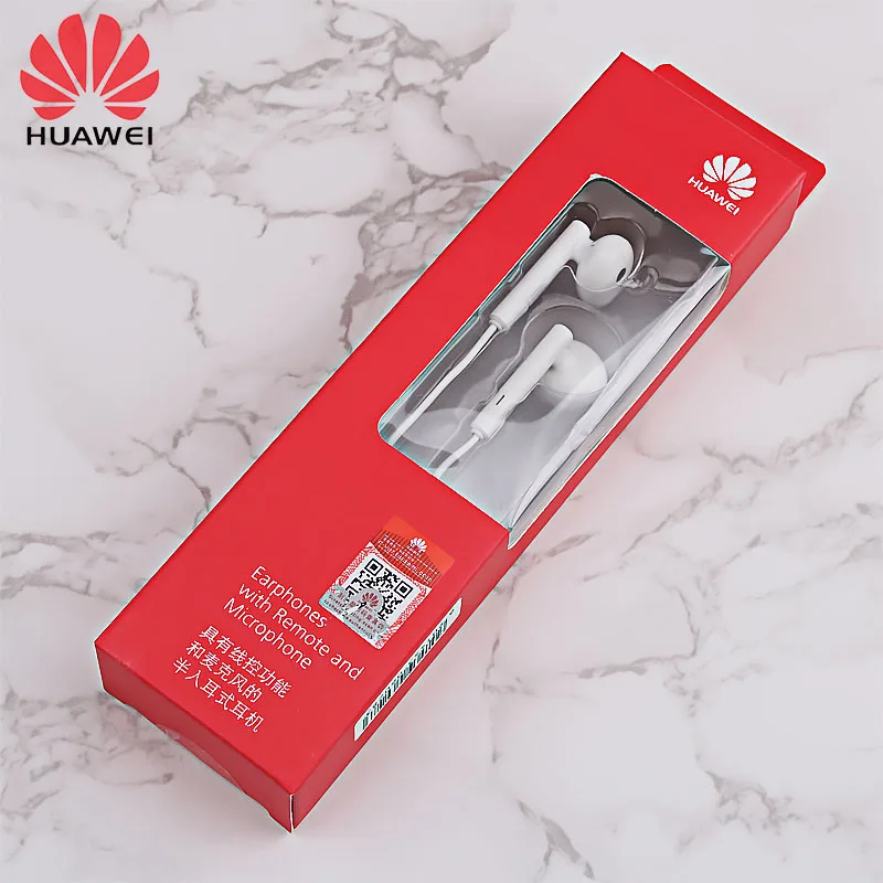 100% Оригинальные HUAWEI AM115 3 5 мм полувкладыши гарнитура с микрофоном/регулятором