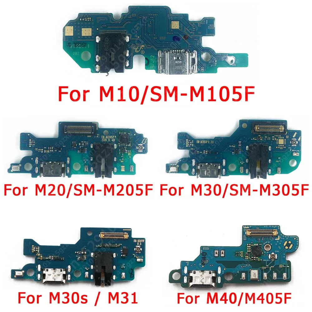 Оригинальный зарядный порт для Samsung Galaxy M10 M20 M30 M30s M31 M40 зарядная плата USB-разъем PCB