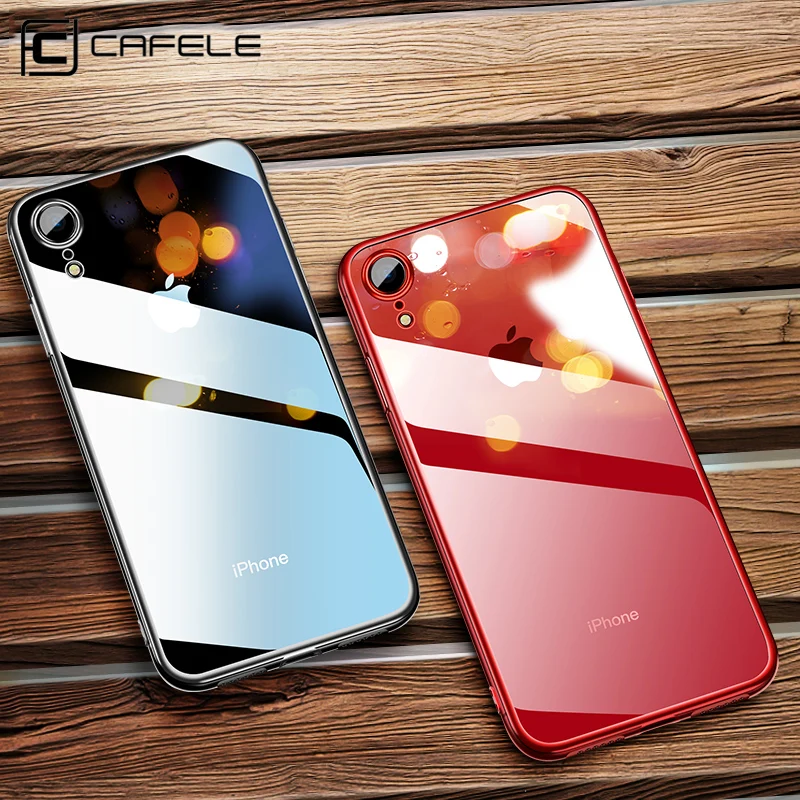 Роскошный чехол Cafele из ТПУ для iPhone Xr оригинальный прозрачный мягкий | Мобильные