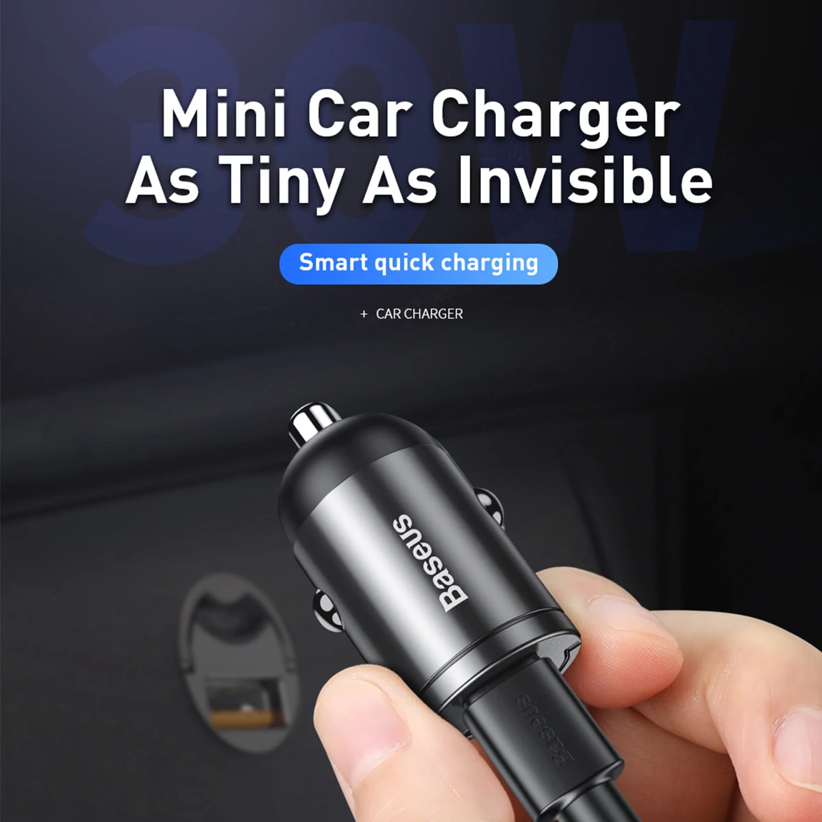 Автомобильное зарядное устройство Baseus Quick Charge 4 0 3 USB C для Xiaomi mi9 Huawei P30 Pro QC4.0 QC3.0 QC 5A