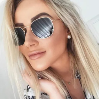 

MCLEXN New Classic Irregula Sunglasses Women Men Brand Designer Sun Glasses for Women Alloy Mirror sunglasses female