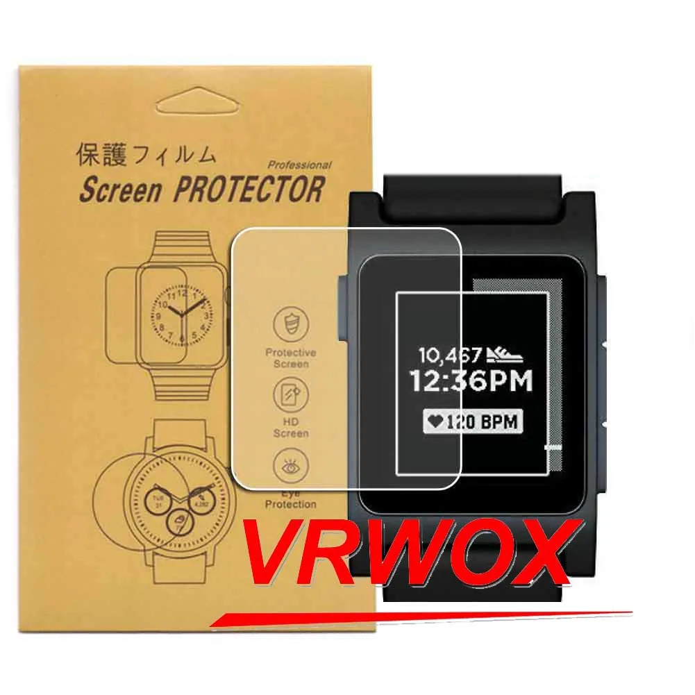 3Pcs Screen Protector For Pebble Steel Pebble Watch Clear TPU