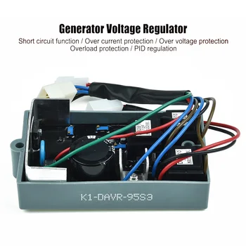 

Voltage Regulator AVR KI DAVR 95S3 For 8.5/9.5KW Three Phase Generator Stable Generator Parts Accessories