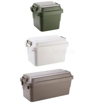 

RISU Japan imported large-capacity storage box outdoor camping picnic anti-pressure plastic car trunk storage box