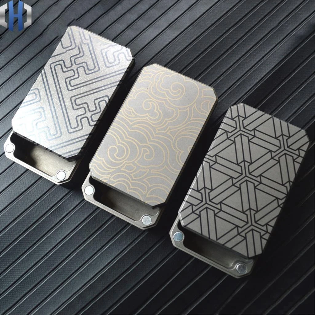 Titanium Alloy Storage Box Edc Outdoor Travel Portable Sealed