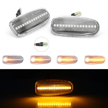 

2pcs Led Dynamic Turn Signal Light Side Marker Sequential Blinker Light For Mercedes BENZ W210 W202 W208 R170 W638 Car Light