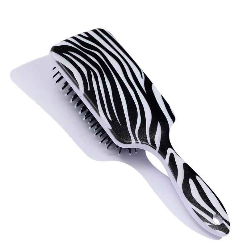 1 Pcs Leopard Air Cushion Combs Home Salon Women Scalp Massage Comb Handle Tangle Wide Teeth Hair Brush Anti-static 2