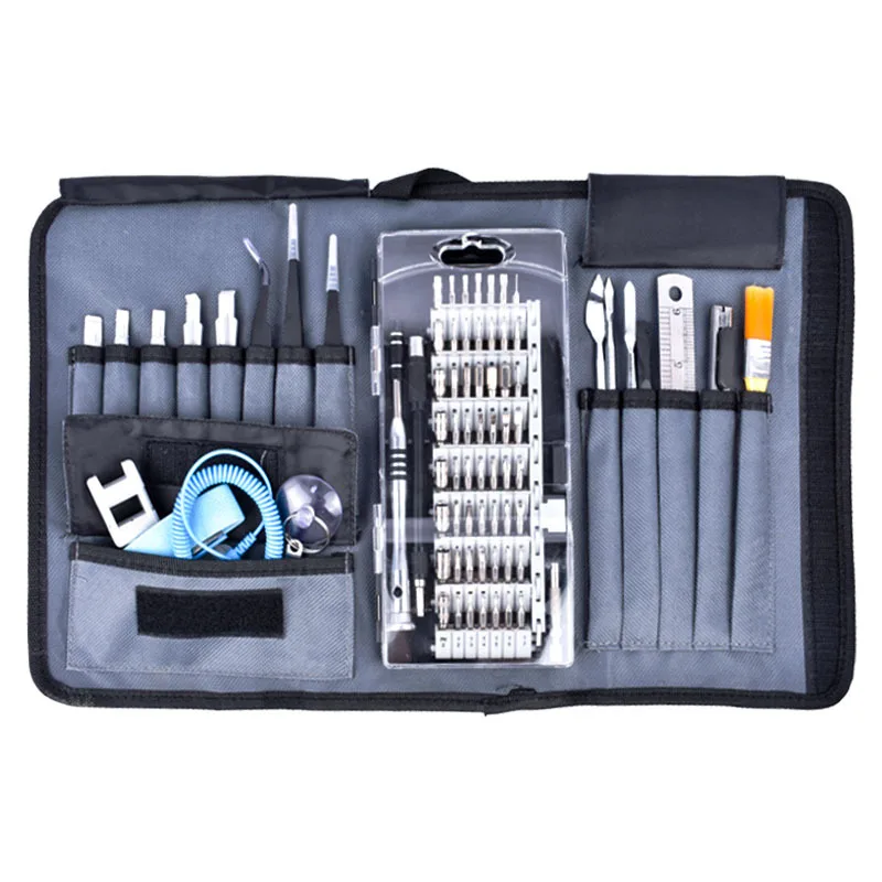 

Portable cloth bag, mobile phone disassembly and repair tool, watch screwdriver, multi-function combination screwdriver set