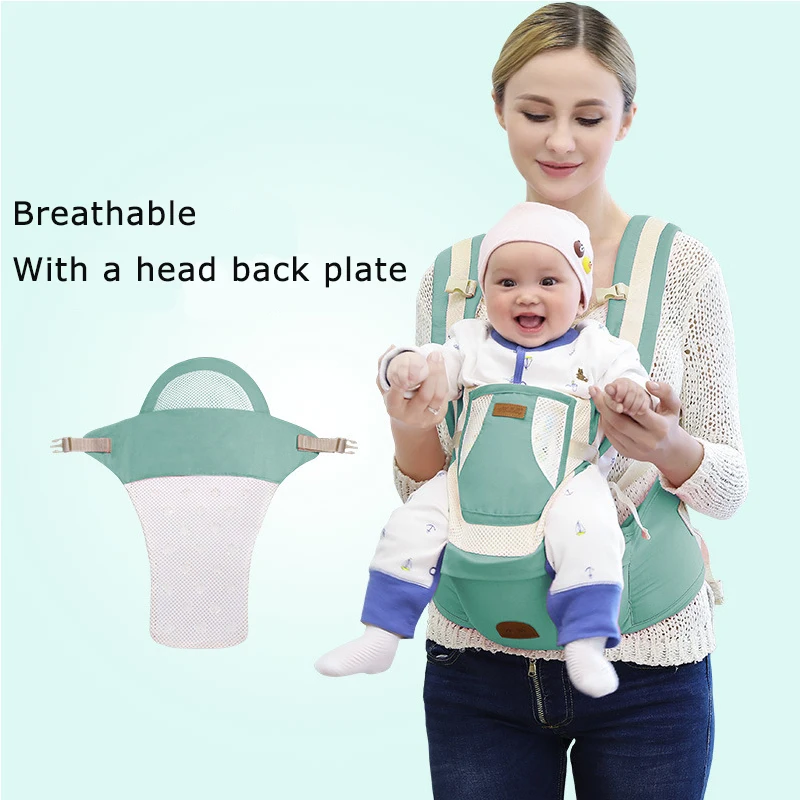 Breathable 1 Ремень для новорожденных Портативные Детские подтяжки обертывание рюкзак утолщение плечи эргономичный хипсет-кенгуру сумка-кенгуру для детей - Цвет: Breathable 1