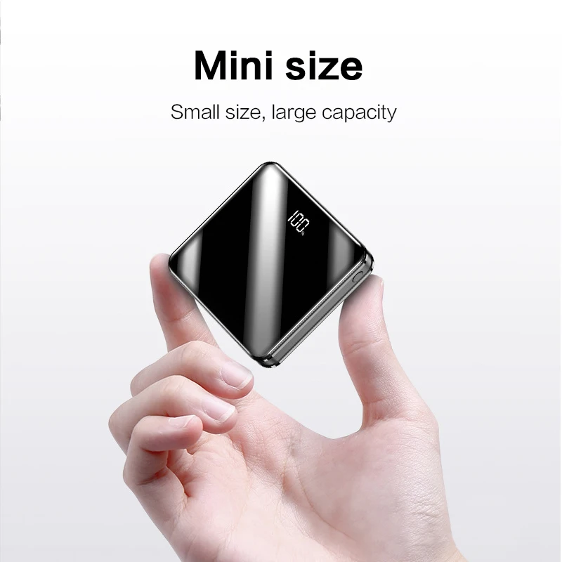 Mini Power Bank 20000mAh Portable Fast Charging Powerbank Dual USB PoverBank External Battery Charger For Xiaomi Mi Redmi iPhone Mini Power Bank 20000mAh Portable Fast Charging Powerbank Dual USB PoverBank External Battery Charger For Xiaomi Mi Redmi iPhone