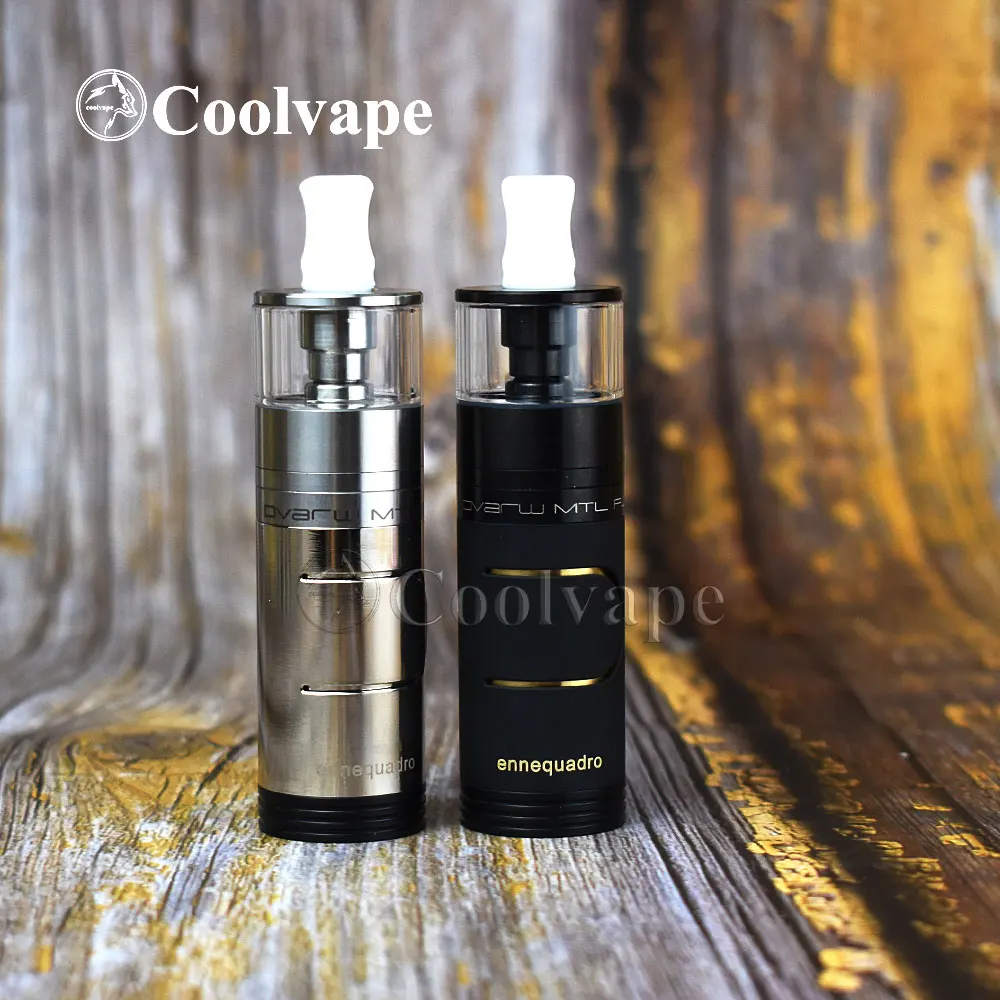

coolvape Dvarw mtl fl RTA ennequadro mod 3.5 ML RTA vape 22mm Vaporizer mod 18350 Battery Mechanical Box Mod kit