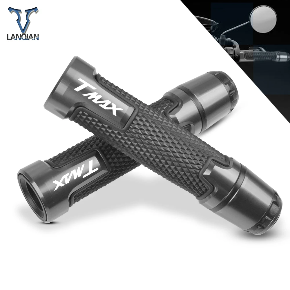 7/8 ''мотоциклетные алюминиевые пластиковые ручки с логотипом для YAMAHA TMAX MAX T MAX TMAX530 TAMX500 T-MAX530 T-MAX500