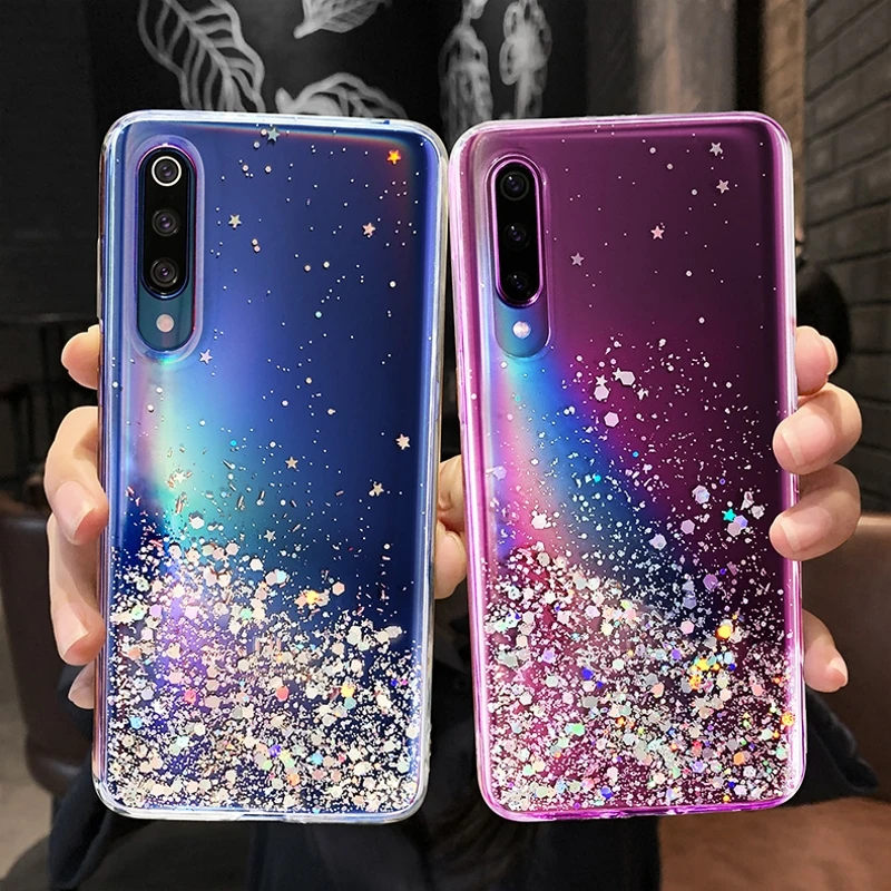 Блестящий чехол для Xiaomi Redmi Note 8 7 8T 6 8A 7A K30 K20 Pro силиконовый Mi A3 CC9 CC9E 9 SE Lite 6X A2 9T F1 |