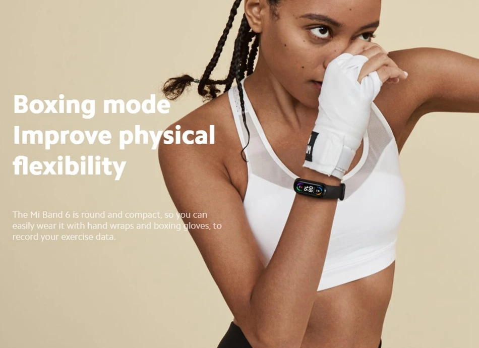 Original Xiaomi Mi Band 6 Smart Bracelet Watch Mi Smart Band 6 Sports Fitness Tracker AMOLED Screen Blood Oxygen Monitor Mi6