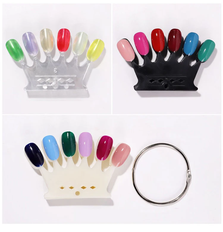 Gel Nail Colours Display Shelf Different Styles