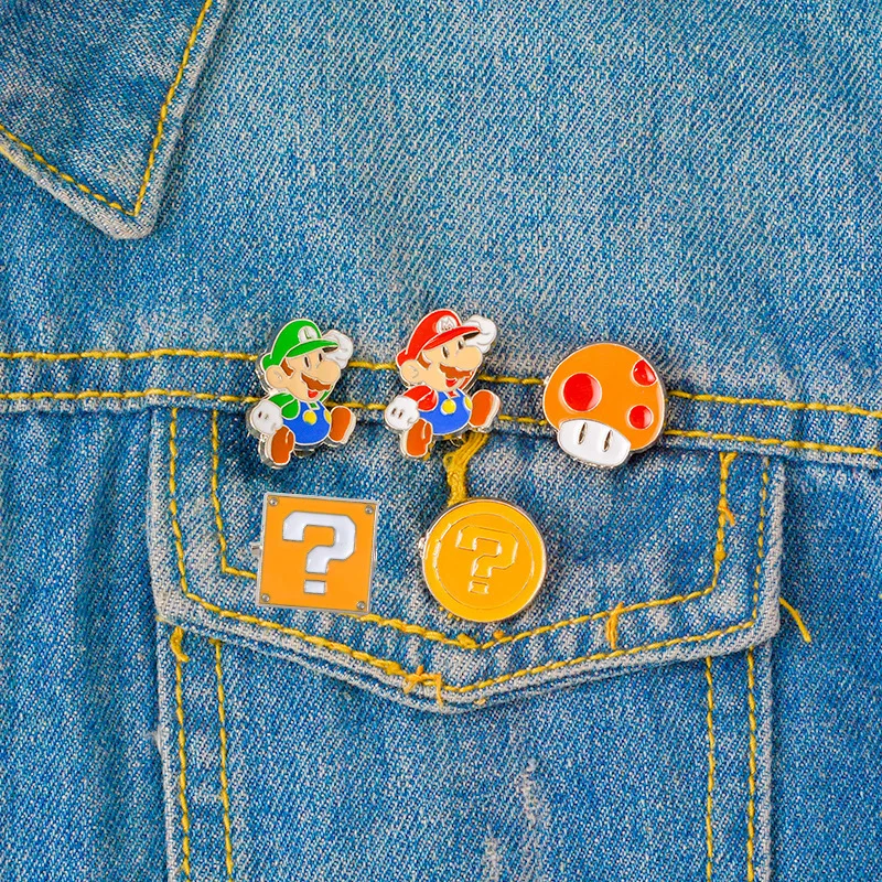 Синяя ракушка Super Mario Kart эмаль Pin Comics видео игра приведение бу значок булавки на