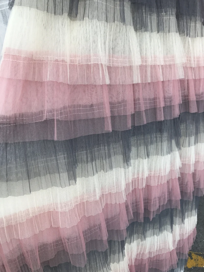 New-Arrival-Pink-Ivory-Gray-Multi-Color-Layers-Mesh-Lace-Fabric-51-2-Wide-Tulle-Fabric(3)