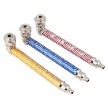 125 мм пружина Smok металлические трубы портативная курительная трубка для травы/табак/курительные трубы подарки для наргиле, табака Точильщик курительный мундштук