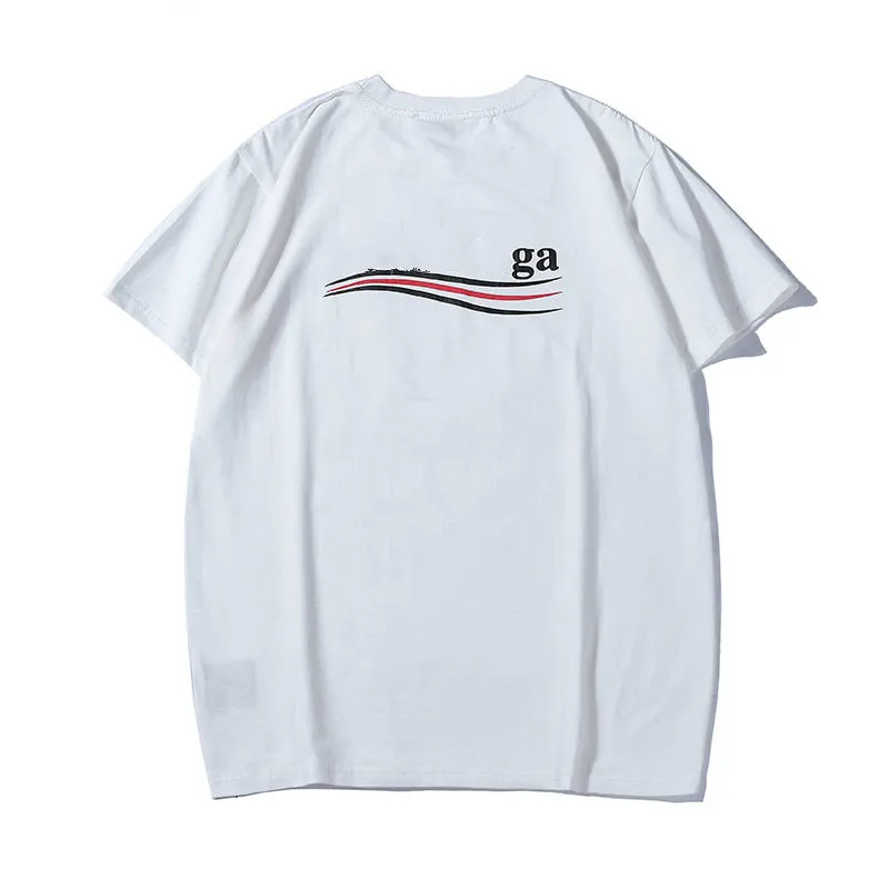 Buen trato Camiseta de marca para mujer y hombre, camisa de manga corta con cuello redondo, Color sólido, informal, de algodón, holgada, a la moda WGwgrEel9aA