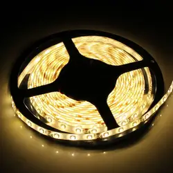 5 м 300LED RGB ленточный светильник лампа SMD 5050 300LED водонепроницаемая гибкая ленточная цветная веревка свет струна DC 12V теплый белый