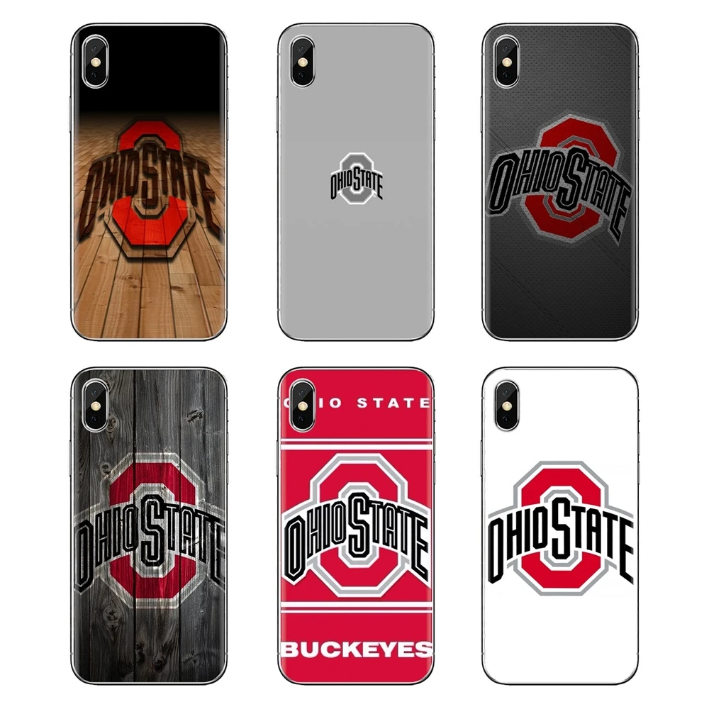 Soft Transparent Cases Covers For Huawei Nova 2 3 2i 3i Y6 Y7 Y9 Prime Pro GR3 GR5 2017 2018 2019 Y5II Y6II OHIO STATE BUCKEYES |