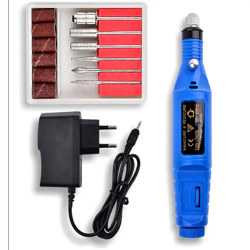 

MeterMall 1Set Professional Electric Nail Drill Machine Kit Manicure Machine Nail Art Pen Pedicure Nail File Nail Art Tools Kit