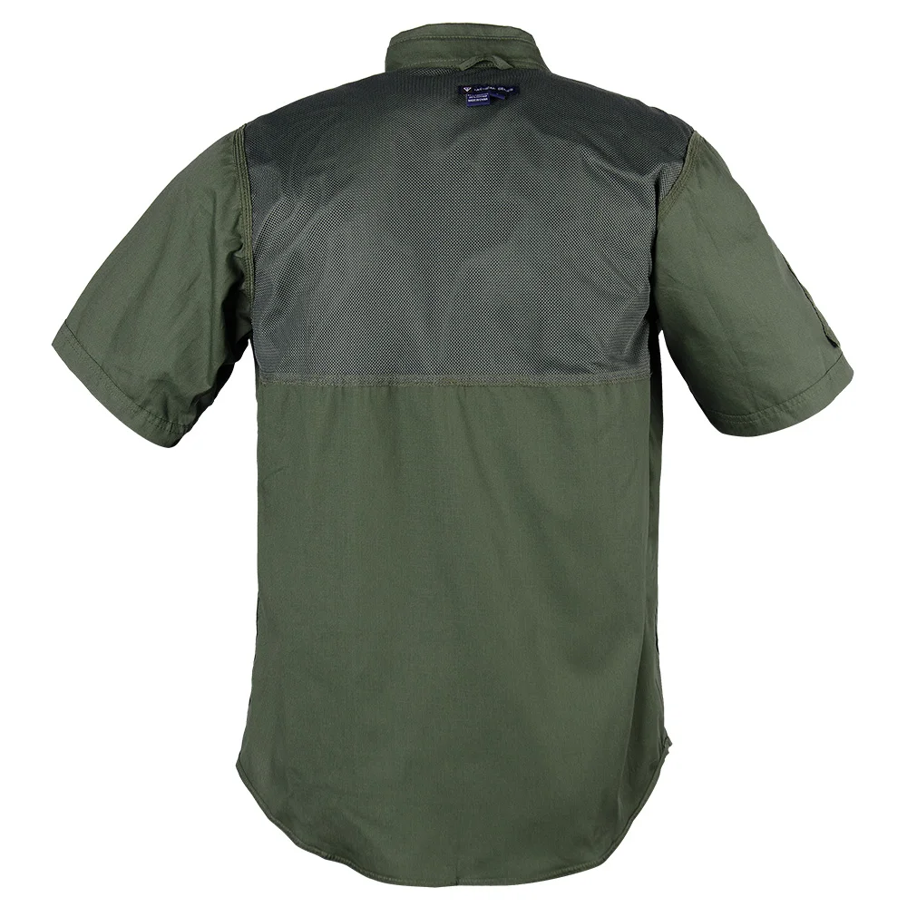 7 Colors Summer Shirt Solid Security Guards Officer Uniforms Army Green Men's Shirt