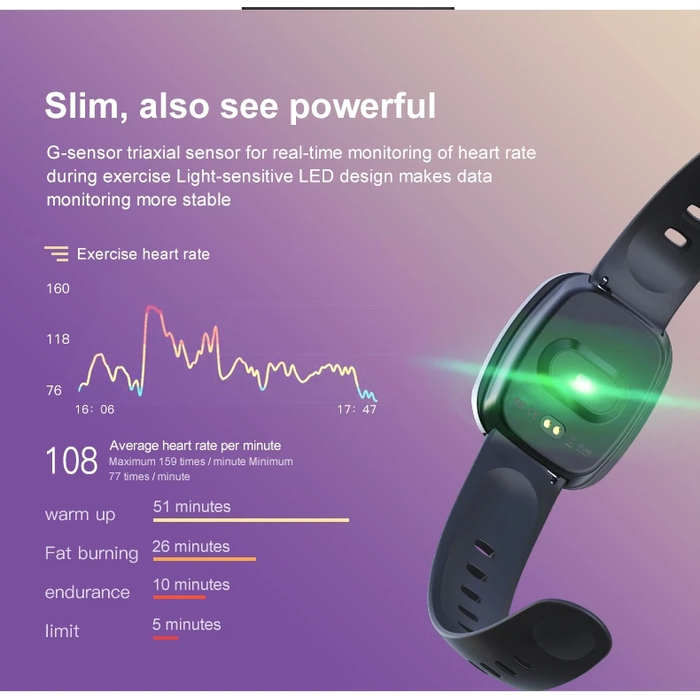 new waterproof smart watch GT103 blood pressure exercise tracker Sleep Monitor Music Control Full Screen touch