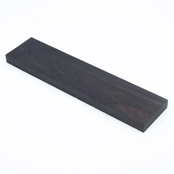 

Ebony Wood 20*4.5*1.1cm Black Ebony Wood Lumber Blank DIY Material For Guitars Musical Instruments, Turning, Inlay, Tools
