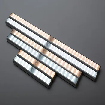 

20/36/64led USB LED Tube Wall Corner LED Bulb Lamp Motion Sensor Kitchen Bedroom Closet Stairs Energy-saving Under Cabinet Light