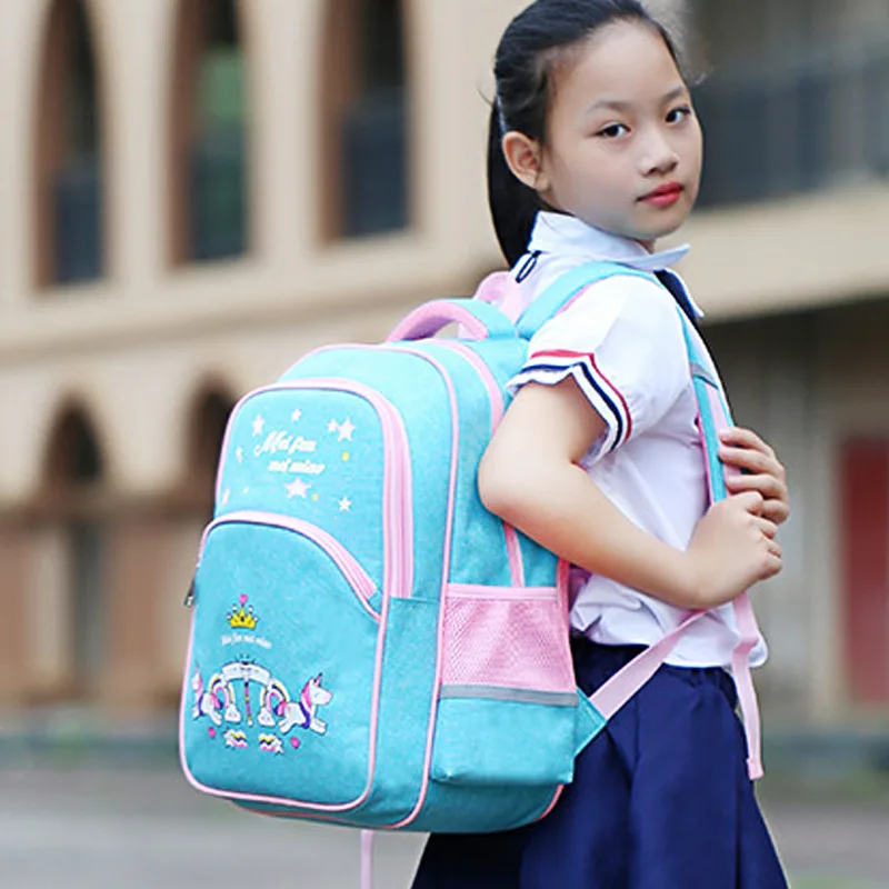 

2019 New Style Schoolbag for Elementary School Students Burden Relieving Spine-6-12-Year-Old Men And Women Cartoon CHILDREN'S Sc