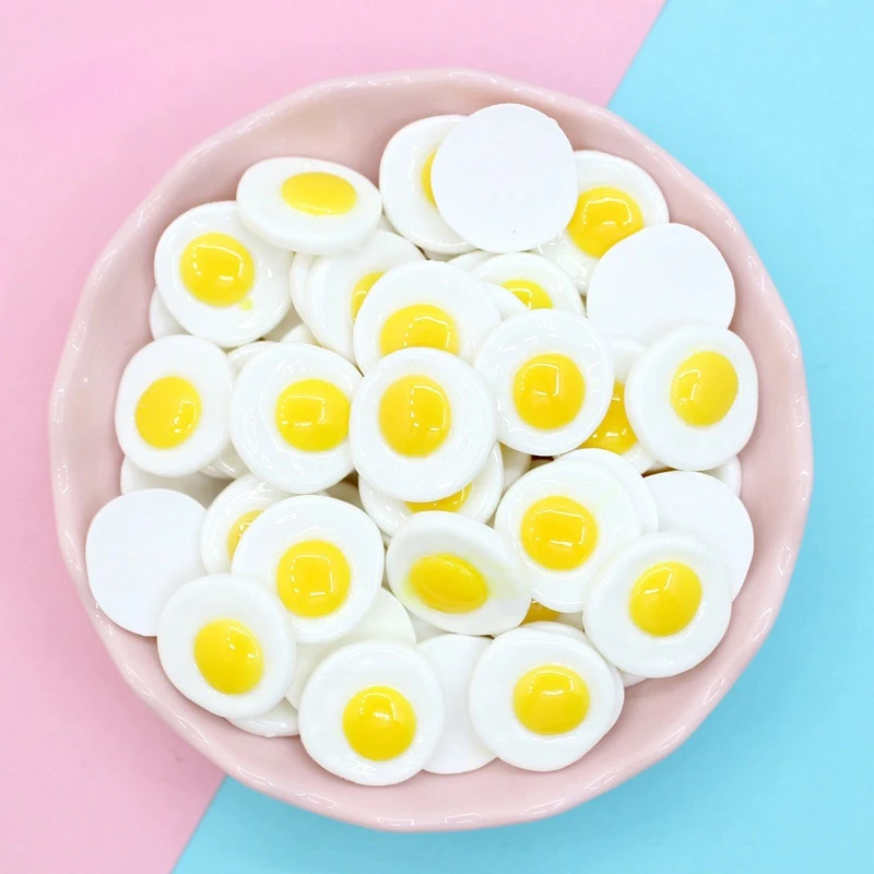 

Poached Egg Sprinkles Charms For Slime Polymer Filler DIY Addition Resin Slime Accessories Toys Lizun Modeling Clay Kit For kids