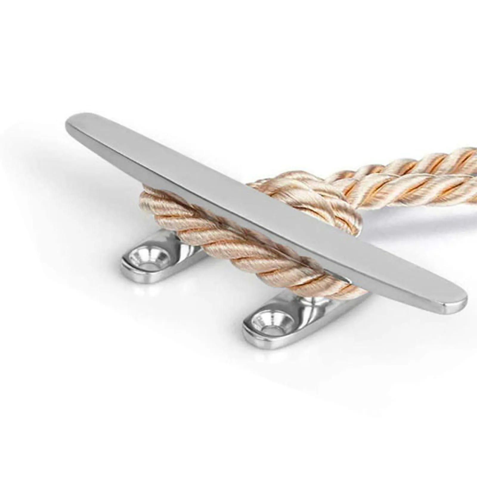 

1Pcs Boat 316 Stainless Steel 6''(150mm) Rope Cleat Marine Deck Dock Cleat For Yacht