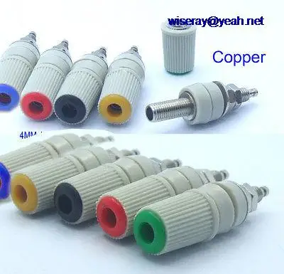 

DHL/EMS 20pcs High Quality Copper 5 colors Binding Post for Power terminal Banana plug Speaker-A7