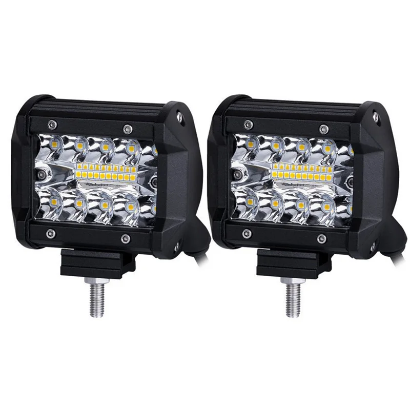 

LED 72W5-Inch LED Working Light Strip Light off-Road Vehicle Ceiling Light ka che deng 12V 24 v led Light Bar