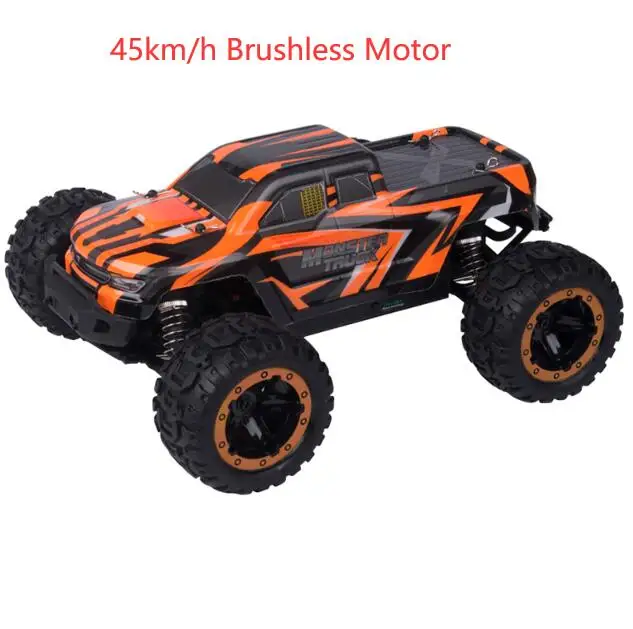 SG1601 1/16 2,4G матовый RC автомобиль большая нога высокоскоростные модели автомобилей с головной светильник - Цвет: 45km brushless motor