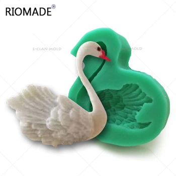 

Swan Silicone Mold Fondant Molds Cake Decoration Tools Chocolate Dessert Sugar Cookies Kitchen Baking Resin Moulds F0225TE