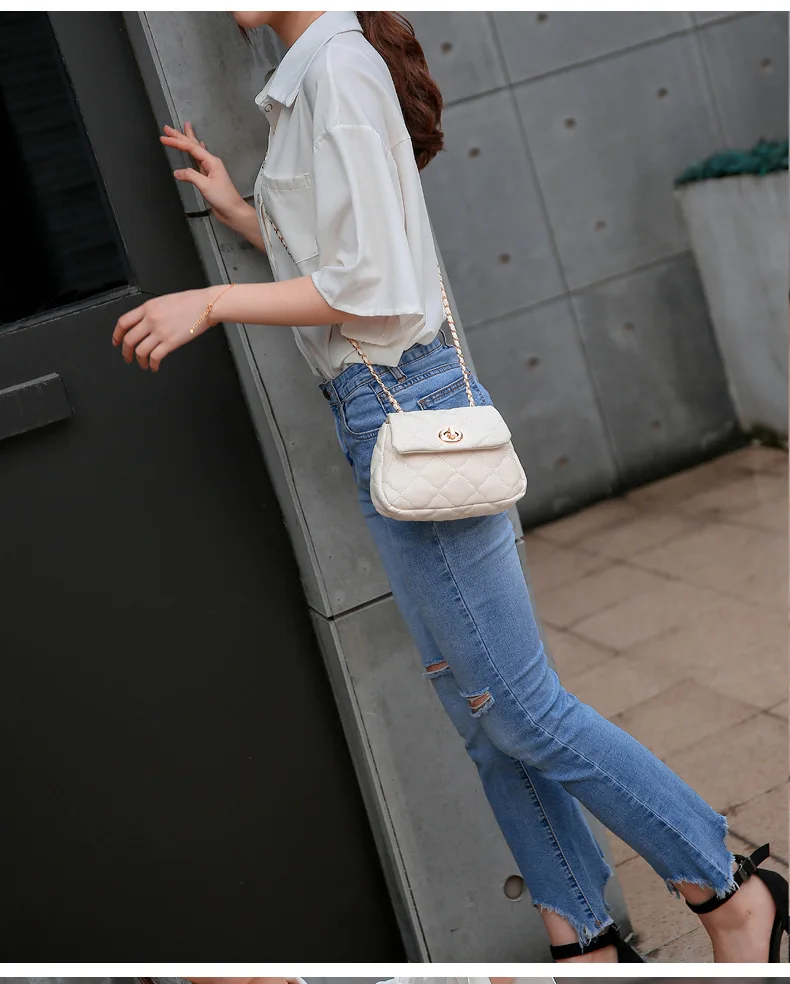 Сумки через плечо для женщин в Корейском стиле ромб женская сумка на цепочке облако посылка ins простой асимметрия, на плечо Маленькая пакеты для сохранения свежести продуктов
