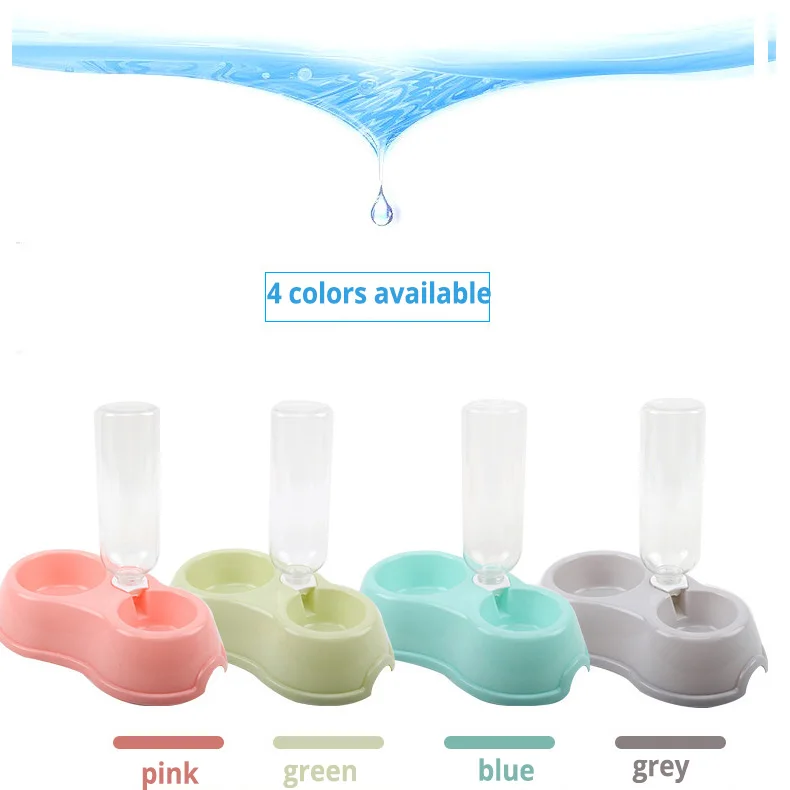 Non-Slip Pet Dogs Cats Double Bowls Food Water Feeder Dispenser For Dogs cat Drinking Bowl For Cats Feeder pet Product Supplies Non-Slip Pet Dogs Cats Double Bowls Food Water Feeder Dispenser For Dogs cat Drinking Bowl For Cats Feeder pet Product Supplies