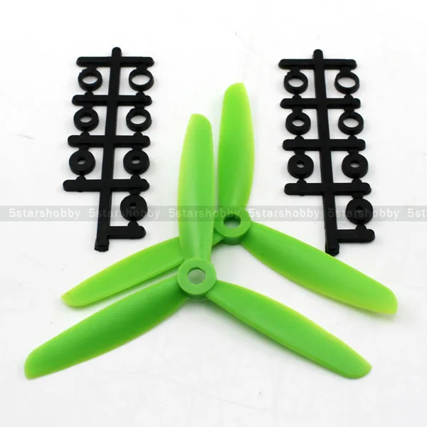 2 пары винтов FC 5030 5030R 3 лезвия CW CCW для квадрокоптера QAV250 X copter|Детали и аксессуары| |