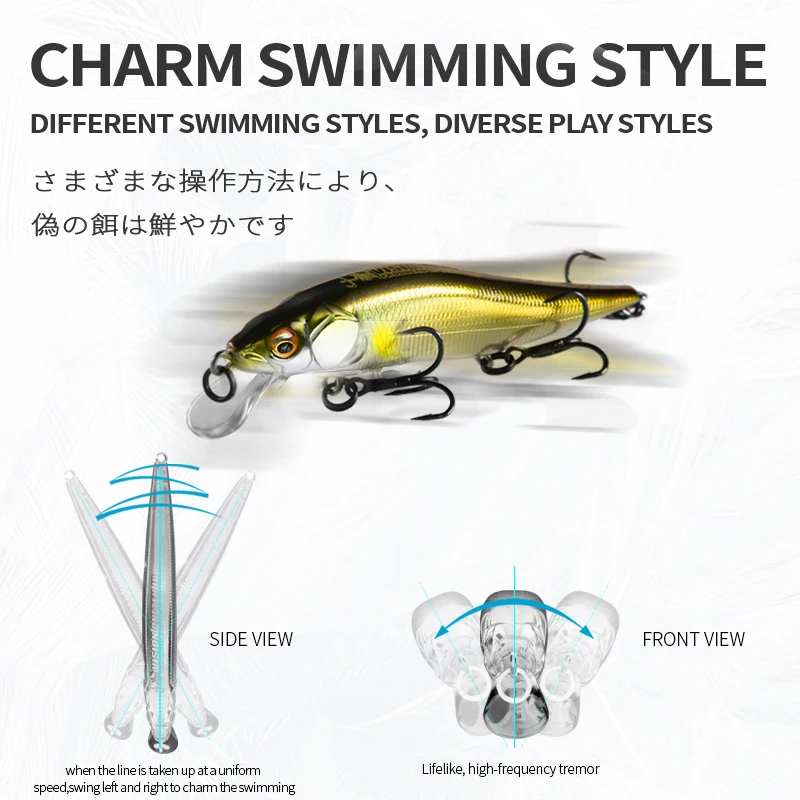 BEARKING Minnow Fishing Lure 5