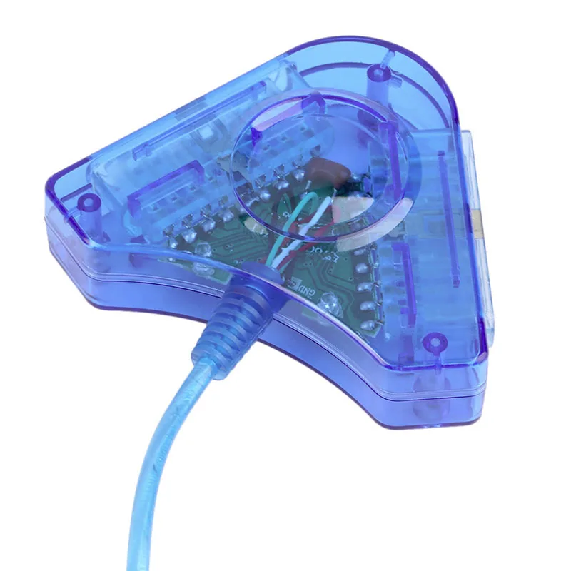 Двойной USB контроллер плеер кабель конвертер PS2 к ПК USB адаптер PS2 привлекательный ПК USB контроллер Джойстик Геймпад для Playstation