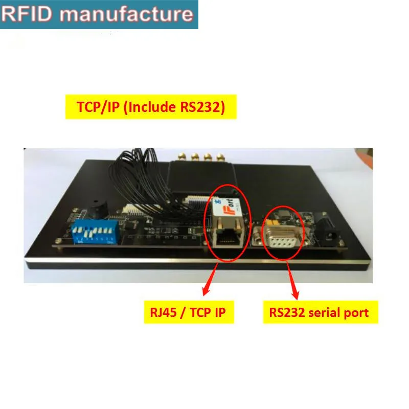 4 порта impinj r2000 TCP/IP Φ интерфейс 865 868 МГц uhf rfid|Считыватели контрольных карт| |