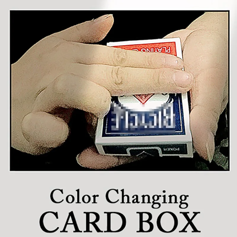 Scatola Di Carte Che Cambia Colore Di J. C Magic Magic Tricks Mago Cambia Colore Close Up Street Illusion Gimmick Mentalism Magic Toys