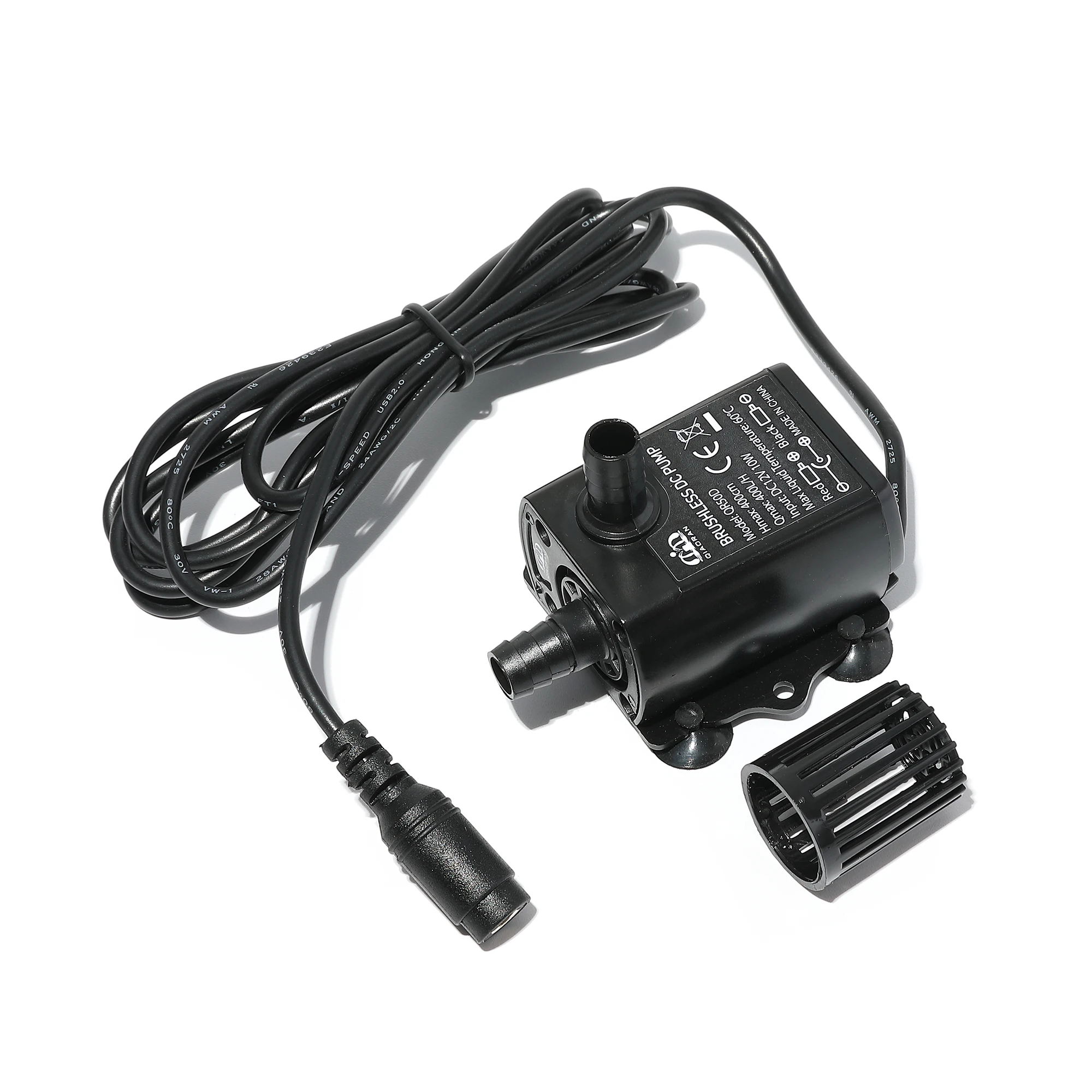Mini bomba de água sem escova dc / usb ultrassilenciosa 5 / 12v 300 cm fonte de mergulho com elevação circulação de aquário