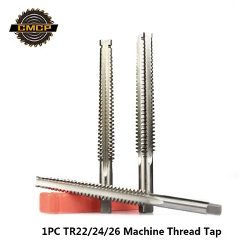 

1pc HSS TR22/24/26 Left/Right Metric Screw Tap Trapezoidal Thread Tap For Metal Drilling Machine Screw Tap Drill